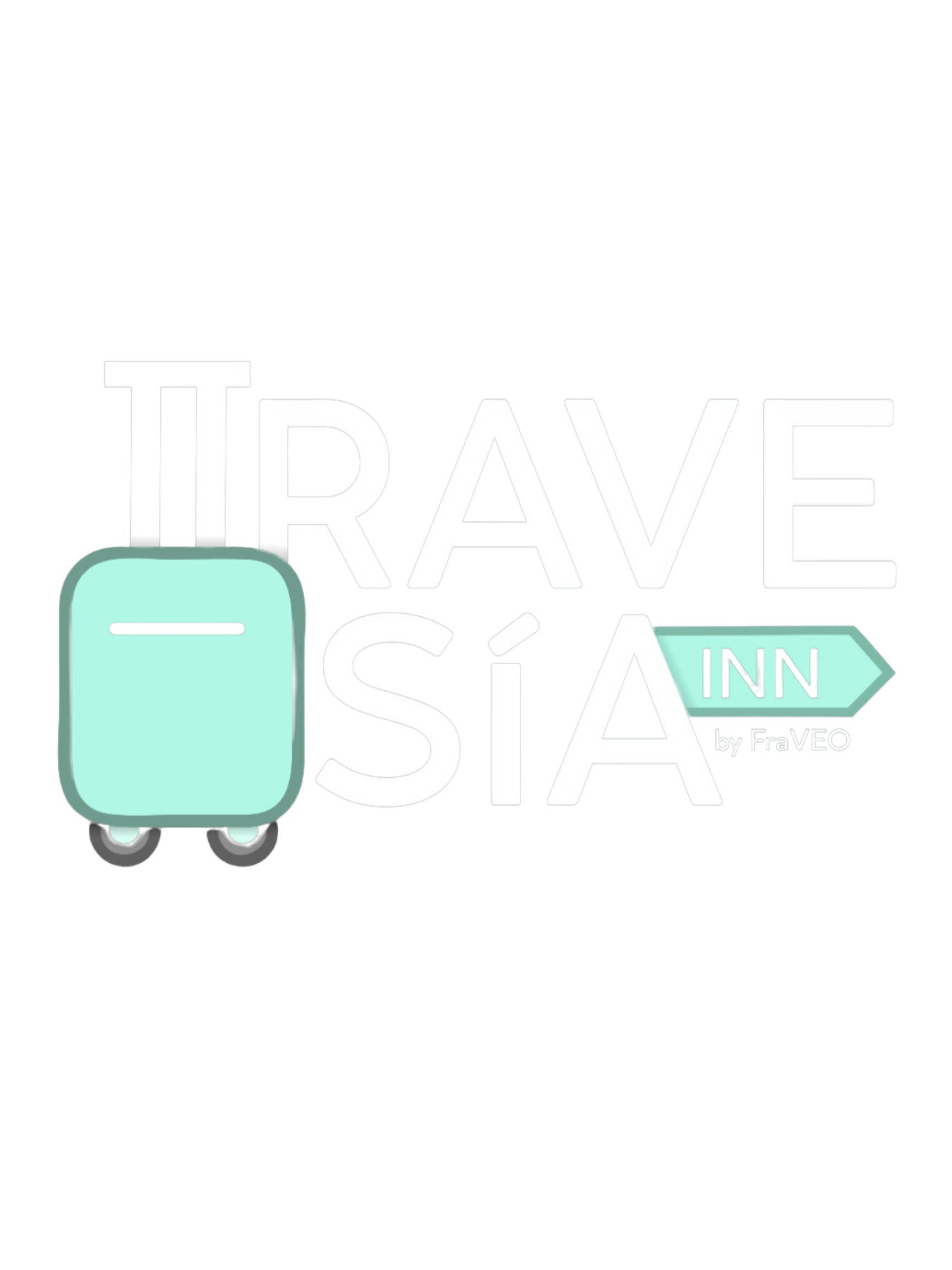 Travesia logo transparente blanco